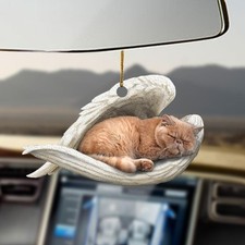 Persian cats Sleeping Angel Ornament