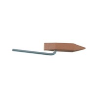 Gce KupferstüCk Hammerform M. Eisenstift Gerade FüR Propan-Handgriff 250 G