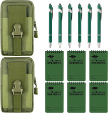 14 PCS Waterproof Notebook, 3 X 5 Inch Pocket Notebook with Weatherproof Pen and