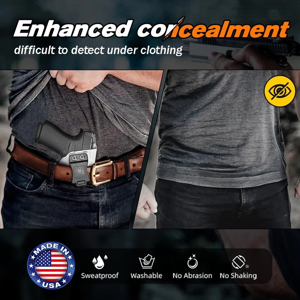 Amberide IWB / OWB KYDEX Holster Fit : Taurus G3C / G2C / G2S & G2 PT111 / PT140 - Image 2 of 4