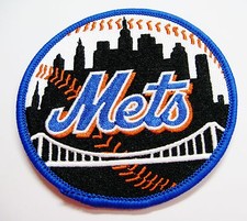 (1) LOT OF BASEBALL NEW YORK METS PATCH  PATCHES (3 1/2" ROUND) ITEM # 62