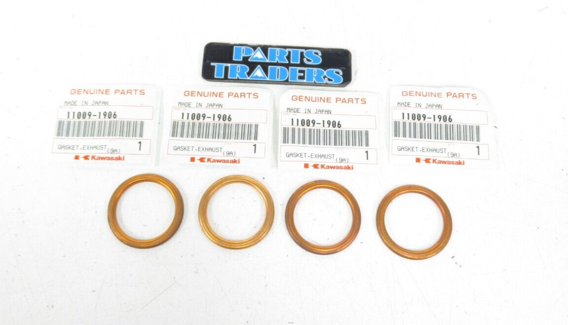その他 The Gift Genuine Kawasaki Exhaust Gasket (Set of 4) Z1 Police 1000