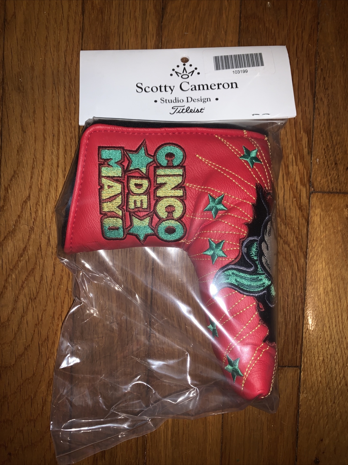 Protège-putter Scotty Cameron édition Limitée Cinco De Mayo 2014 - Piment Chili Multicolore - Rare