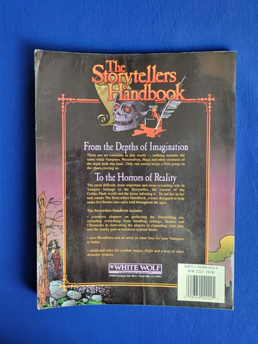 The Storytellers Handbook - Vampire the Masquerade WW2200 - Imagen 2 de 2