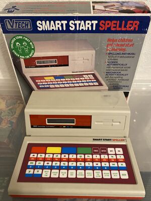 1989 VTECH Smart Start Speller BOXED EDUCATION Electronic Vintage Game Computer