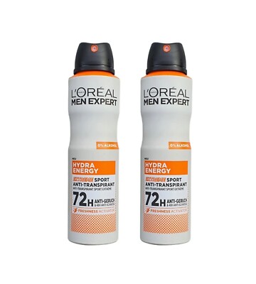 Loreal Men Expert/Hydra Energy ''Extreme Sport'' Anti-Transpirant 2x150ml/Deospray