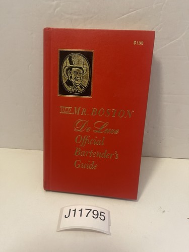 1963 "Old Mr. Boston  De Luxe Official Bartender's Guide" w/ Lots of Pics  *
