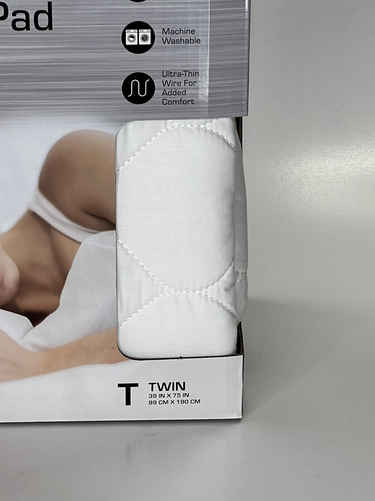 Biddeford Deluxe Quilted Heated Mattress Pad Digital Controller Twin