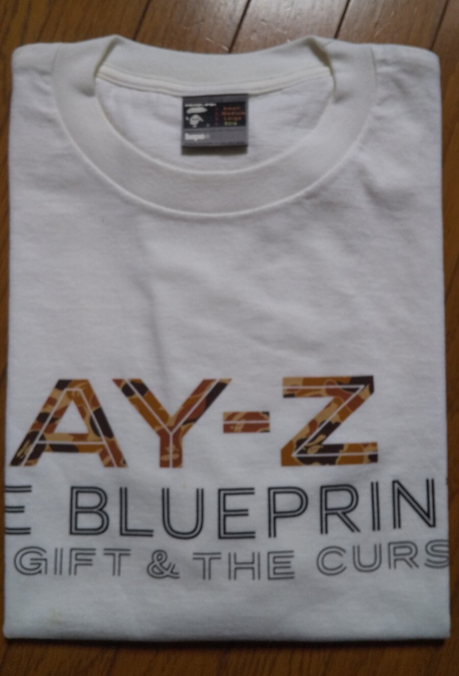 JAY-Z Ape THE BLUEPRINT T-shirt  XL 2 image 6