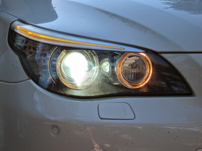 For BMW E60 E61 LCI BT APP Dynamic Multi Color RGB LED Angel Eyes Hex Halo Rings