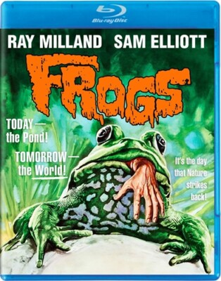 FROGS New Sealed Blu-ray 1972 Ray Milland Sam Elliott Joan Van Ark