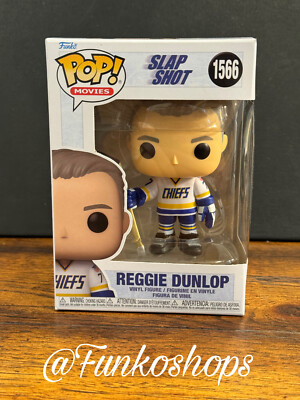 Slap Shot - Reggie Dunlop Movies Funko Pop! NEW SEALED, SHIPS TODAY