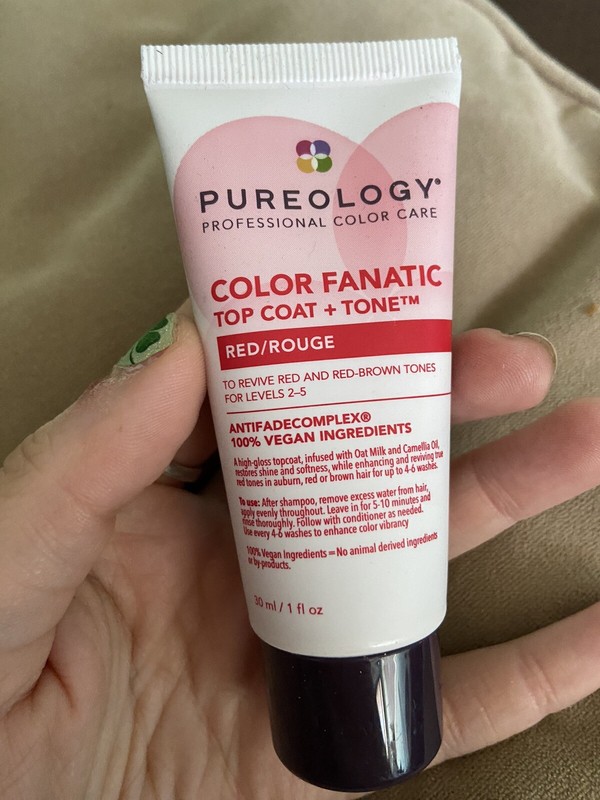 NEW Pureology Color Fanatic Top Coat + Sheer  Clear Gloss Travel Size 30ml/1oz