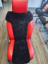 SUPERLAMB BMW Z4 Driver and Passenger Black Genuine Sheepskin Inserts