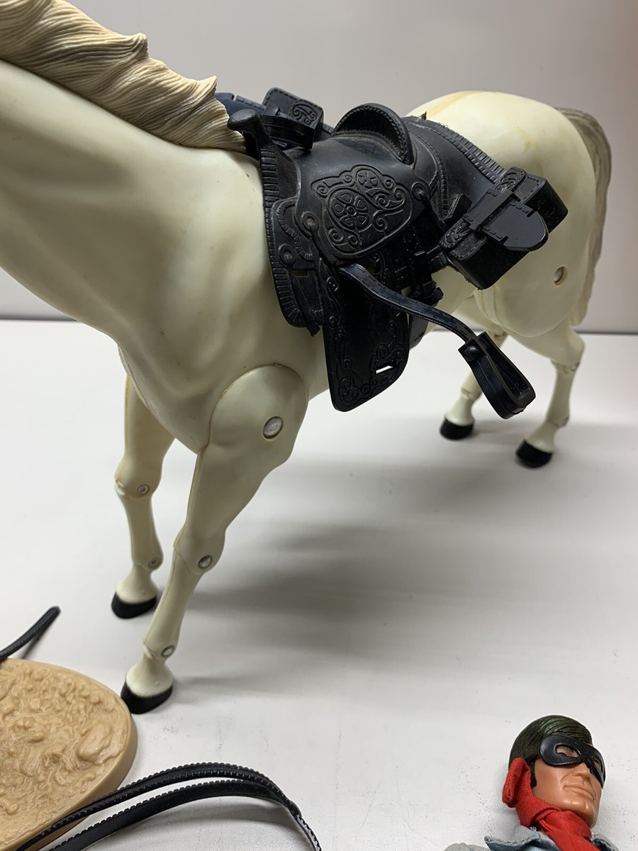 Vintage 1973 Gabriel The Lone Ranger & Silver Horse Figure Read