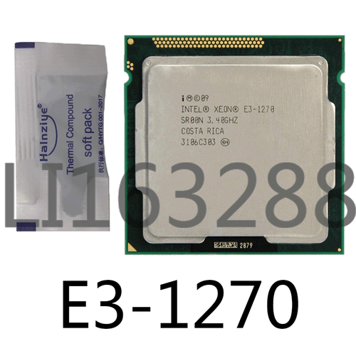 Intel Xeon E3-1270 E3-1270 V2 E3-1270 V3 E3-1271 V3 CPU Processor - Picture 2 of 5