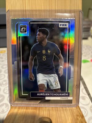 Aurelien Tchouameni 2022-23 Panini Donruss Soccer FIFA Optic Holo Silver France