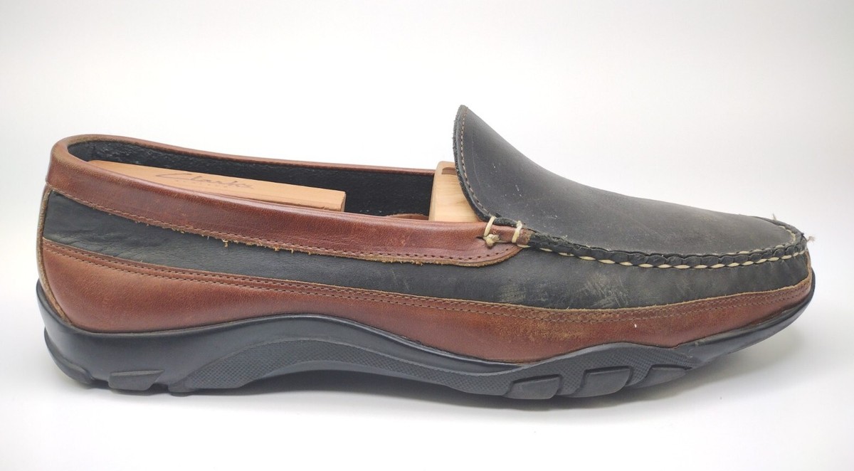 Allen Edmonds Boulder Driving Mocs Mens Shoes Sz 13 B Brown Black Leather Loafer Sz 13 ALLEN EDMONDS BOULDER Men main image 2
