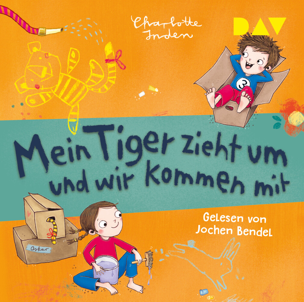 Thumbnail - Mein Tiger Zieht Um Und Wir Kommen Mit, 1 Audio-cd Charlotte Inden