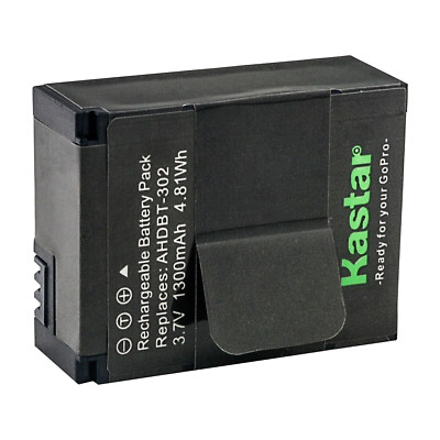 Kastar Replacement Battery for Gopro3 AHDBT-302 & GoPro HD HERO3 White Edition