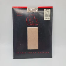 Gantos Pantyhose Bamboo TALL Control Top  Sandalfoot Lycra Sheer Toes