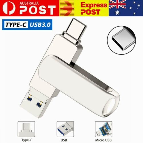 3 in 1 USB Flash Drive 2TB 1TB Memory Photo Stick for iPhone 15 Samsung Android - Imagen 1 de 11