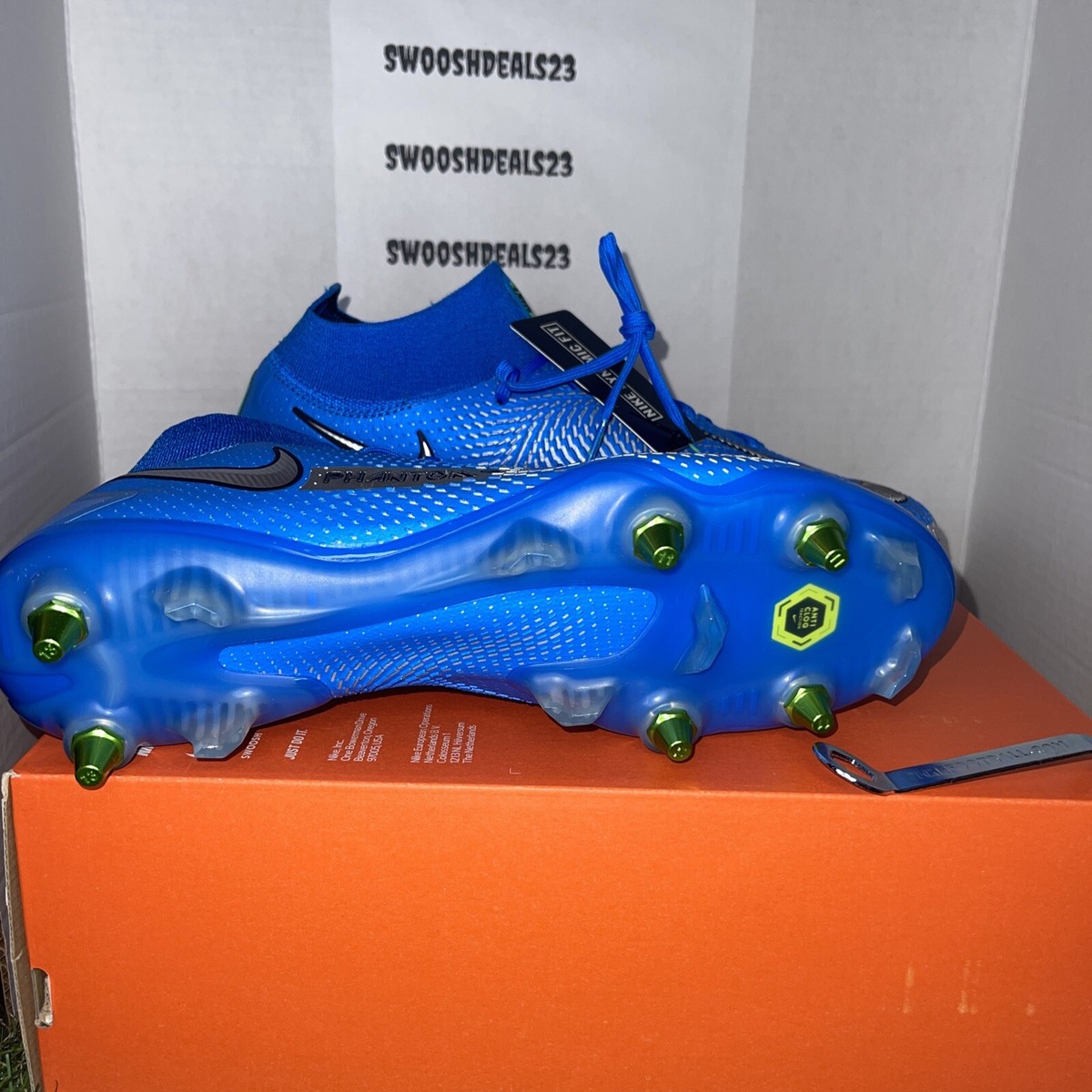 Nike Phantom GT Elite DF SG Pro AC Flyknit Soccer Cleats CW6591