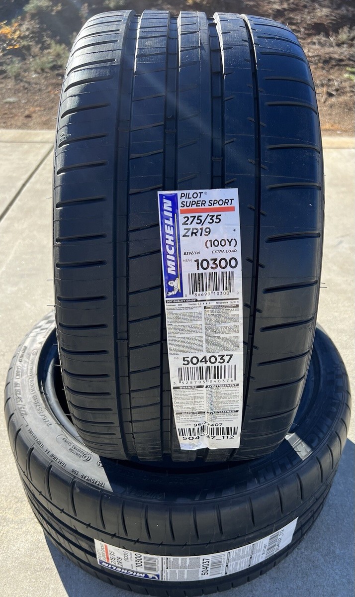 275/35ZR19 Michelin Pilot Super Sport Tires 2753519 | Set of 275/35ZR19 Michelin Pilot Super Sport Tires 2753519 | Set of