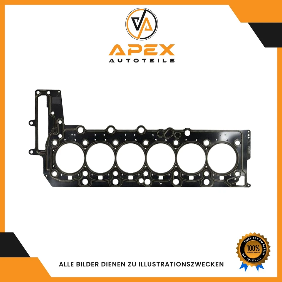BMW X5 X6 3.0 N57 DIESELMOTOR N57D30A  KOPFDICHTUNG (2 LÖCHER) -11 12 8 509 153 - Bild 1 von 4