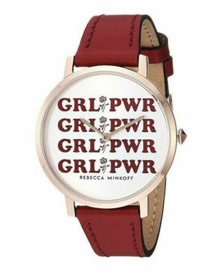 Rebecca Minkoff Rose Gold Love round Face Tan Leather Quartz Watch Rebecca Minkoff Major Rose-gold Tone Watch - Etsy main image 3