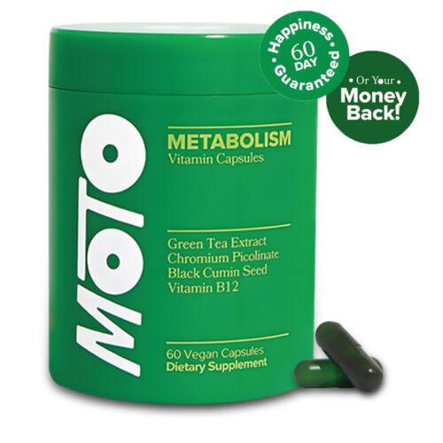 MOTO Metabolism Capsules - Curb Cravings,Boost Energy & Healthy Metabolism