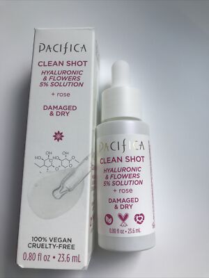 Clean Shot Hyaluronic and Flowers 5 Percent Solution by Pacifica for Unisex -