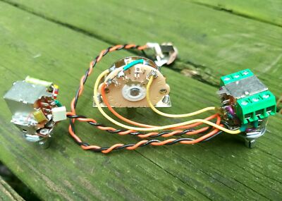 Schecter Dimond/Omin Solderless Harness Coil tap 3/w Lever Switch Bourns 500k  