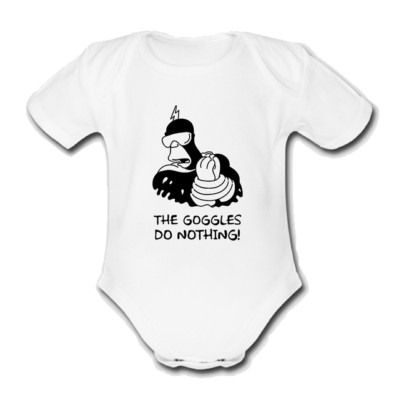 THE @SIMPSONS THE GOGGLE Strampler Baby Weste Grow Body TV