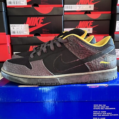 nike sb dunk low yellow curb