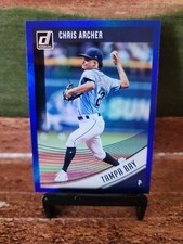 2018 Donruss Holo Blue 🔥 #181 Chris Archer
