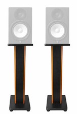  2 Rockville 28" 2-Tone Studio Monitor Speaker Stands For Yamaha HS8 Monitors