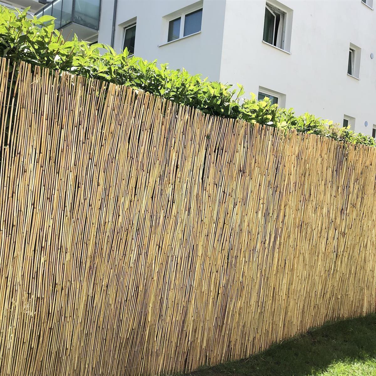 Bauzaun Sichtschutz Motiv Bambus Sichtschutzzaun - Wetterfest, Krzbar, In  Verschiedenen Hhen (90-250 Cm) & 180 Cm Breite Kunststoff Sichtschutzzaun