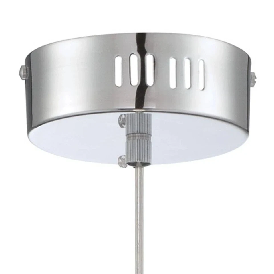 Lite Source Draplin 1 Light LED Mini-Pendant, Chrome, Crystal - LS-18191 - Image 3 of 3