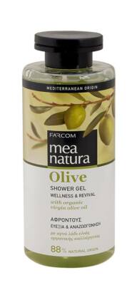 Mea Natura Greek Olivenöl Duschgel, Wellness & Revival, alle Hauttypen, 300 ml