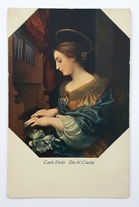 Details About Postcard Art Carlo Dolci Die Hl Cacilie Postkarte Dresden Germany Unposted - 