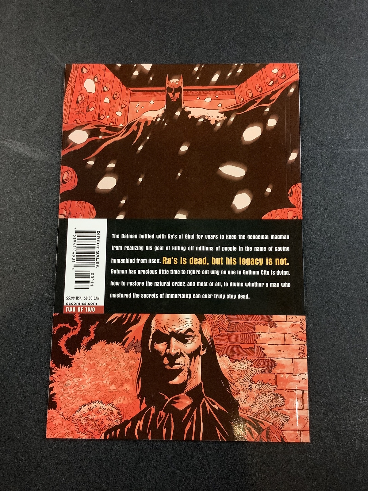 YEAR ONE BATMAN RAS AL GHUL #1 - 2 FULL COMIC BOOK LOT DEVIN GRAYSON ...