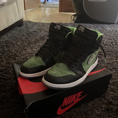 Size 11.5 - Air Jordan 1 Zoom High Zen Green