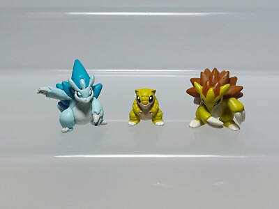 Alolan Sandslash Sandshrew Pokemon Figure Tomy Zukan Get