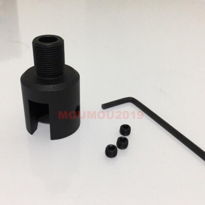Ruger 10/22 Barrel End Thread Adapter CNC Alloy Steel for 1/2'' x 28 Thread Pitch