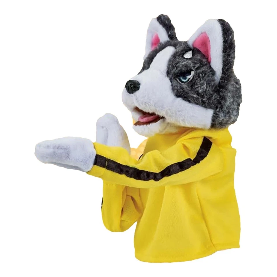 2024 Plush Husky Vocal Hand Puppet Battle Interactive Toy Funny Boxing Dog*Doll✨ - Image 4 of 4