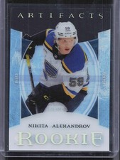 2023-24 Upper Deck Artifacts #226 Nikita Alexandrov Clear Cut Update RC