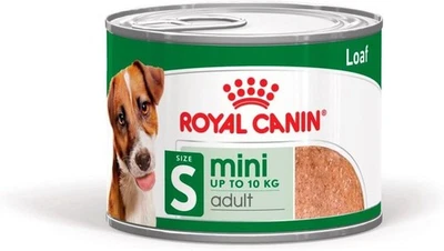 Royal Canin Mini Adult Wet Dog Food In Loaf Cans 12 x 195g