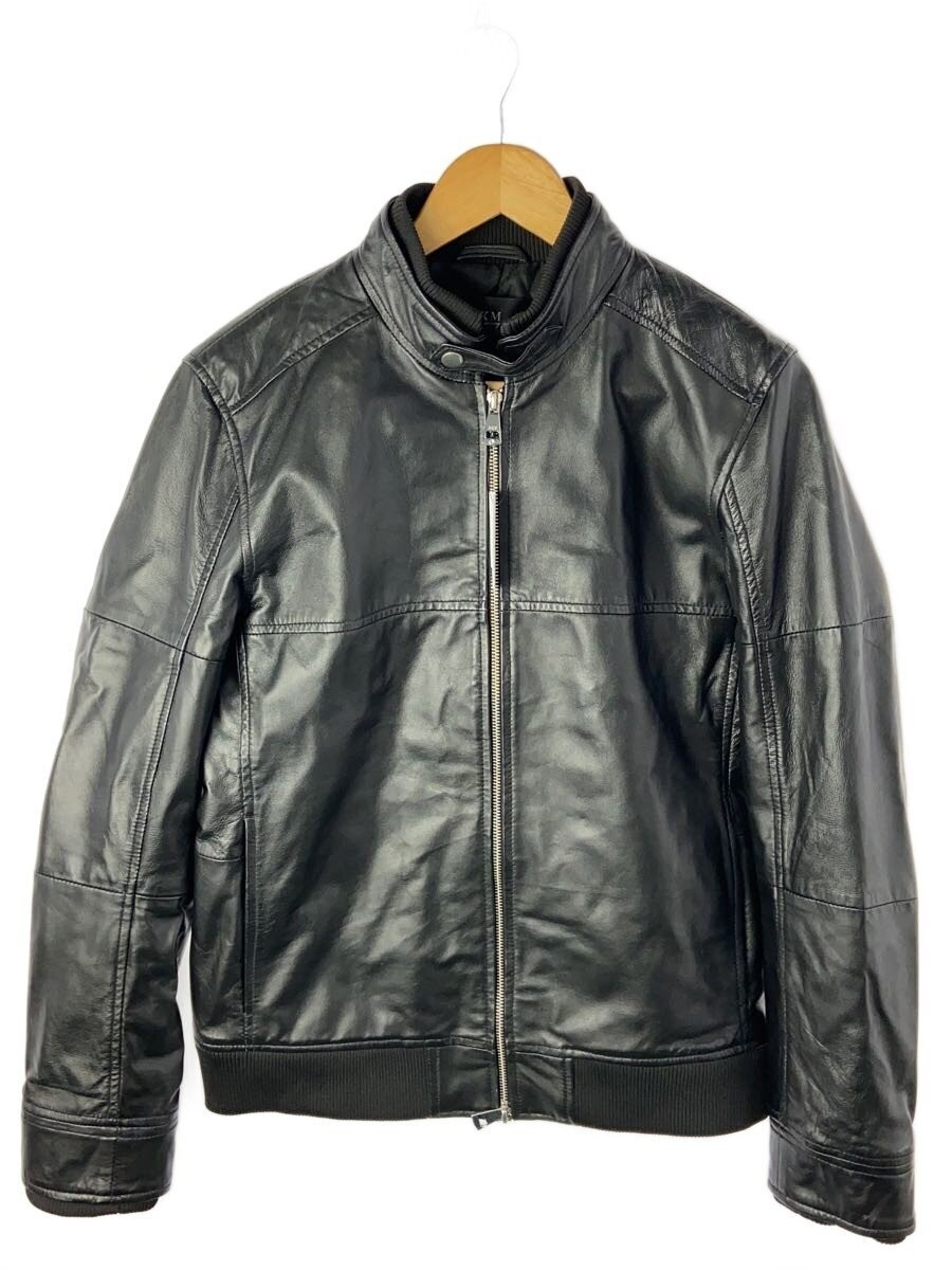 Akm Leather Jacket Blouson/M/Sheep Leather/Blk/Plain 7712