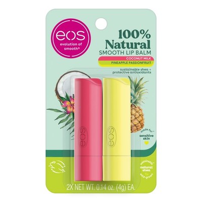 eos Super Soft Shea 4g (2er Pack), Count Milch und Ananas Passionsfrucht 